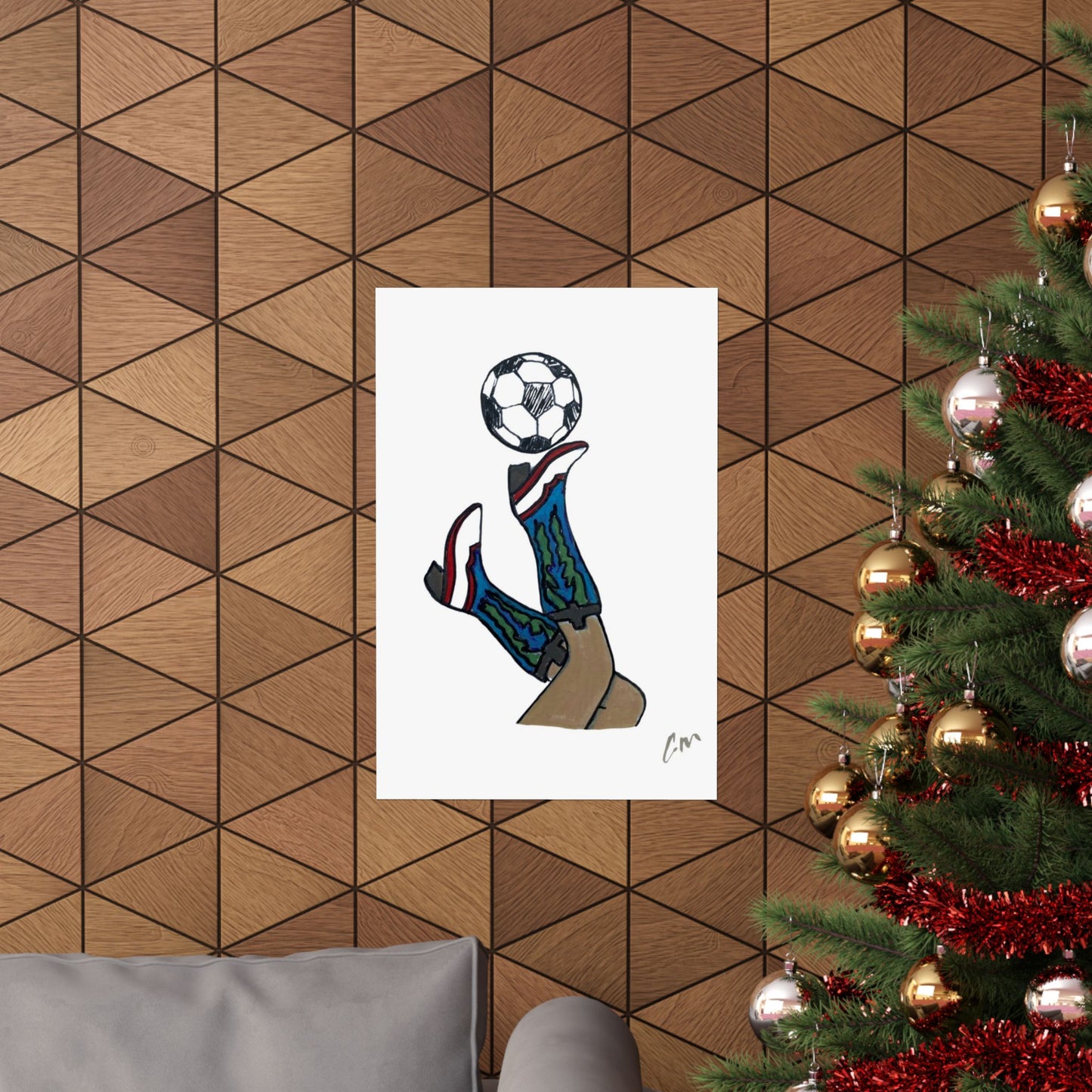 "Boots & Futbol" Poster