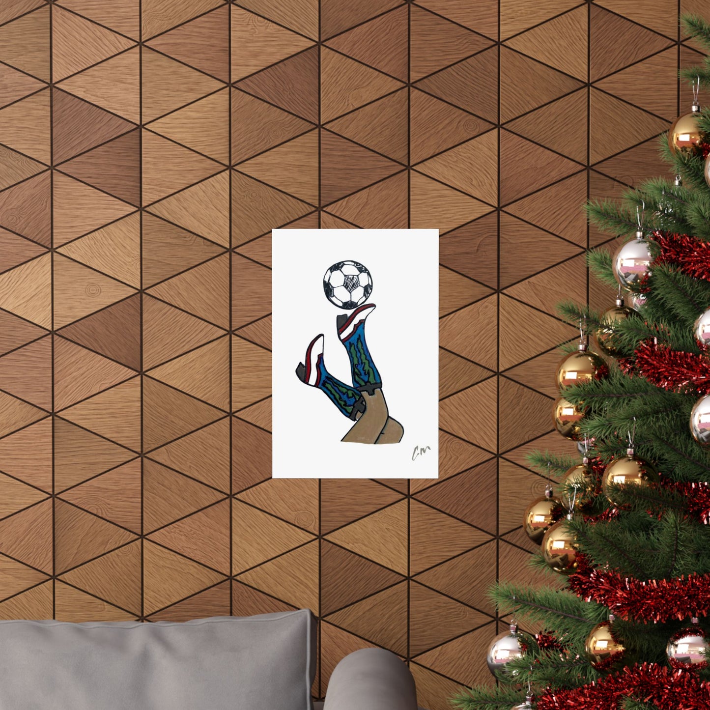 "Boots & Futbol" Poster