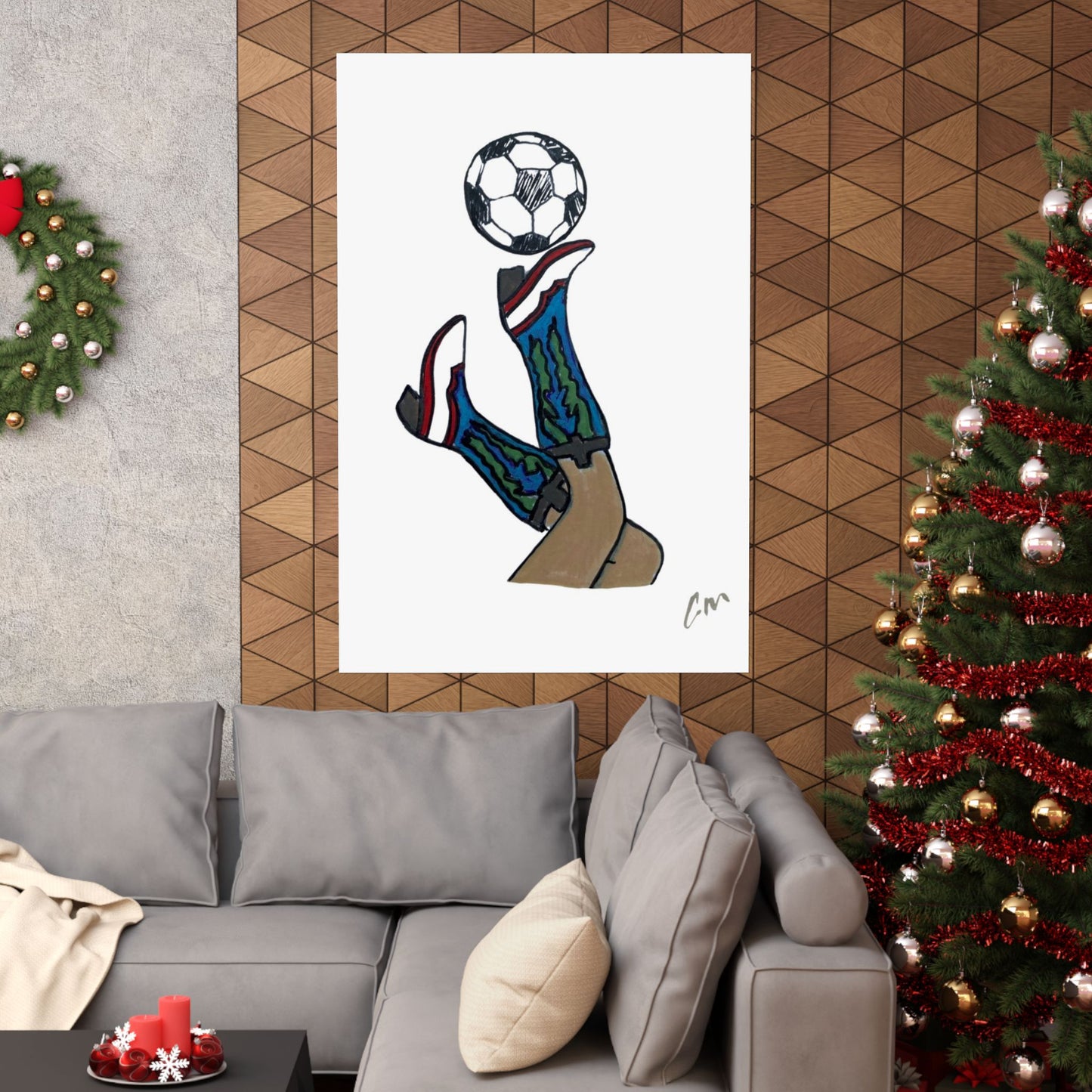 "Boots & Futbol" Poster