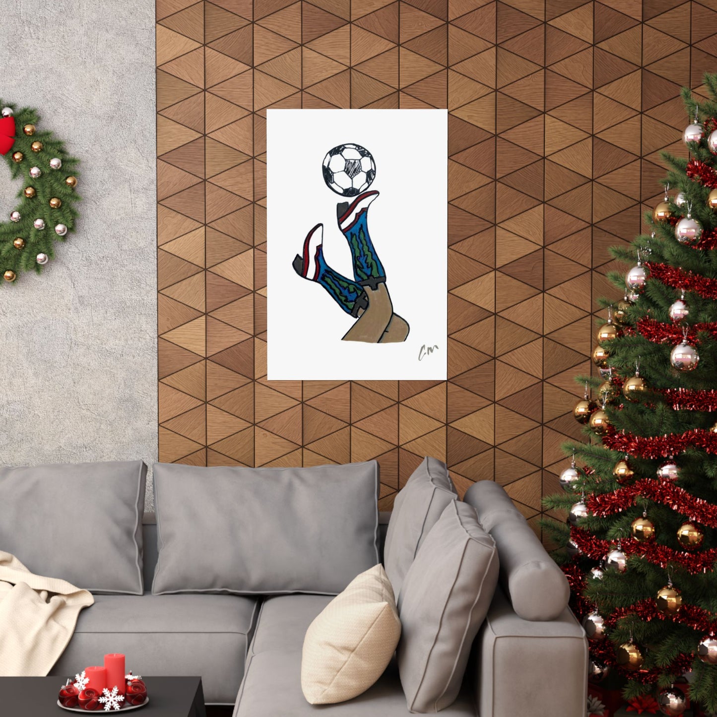 "Boots & Futbol" Poster