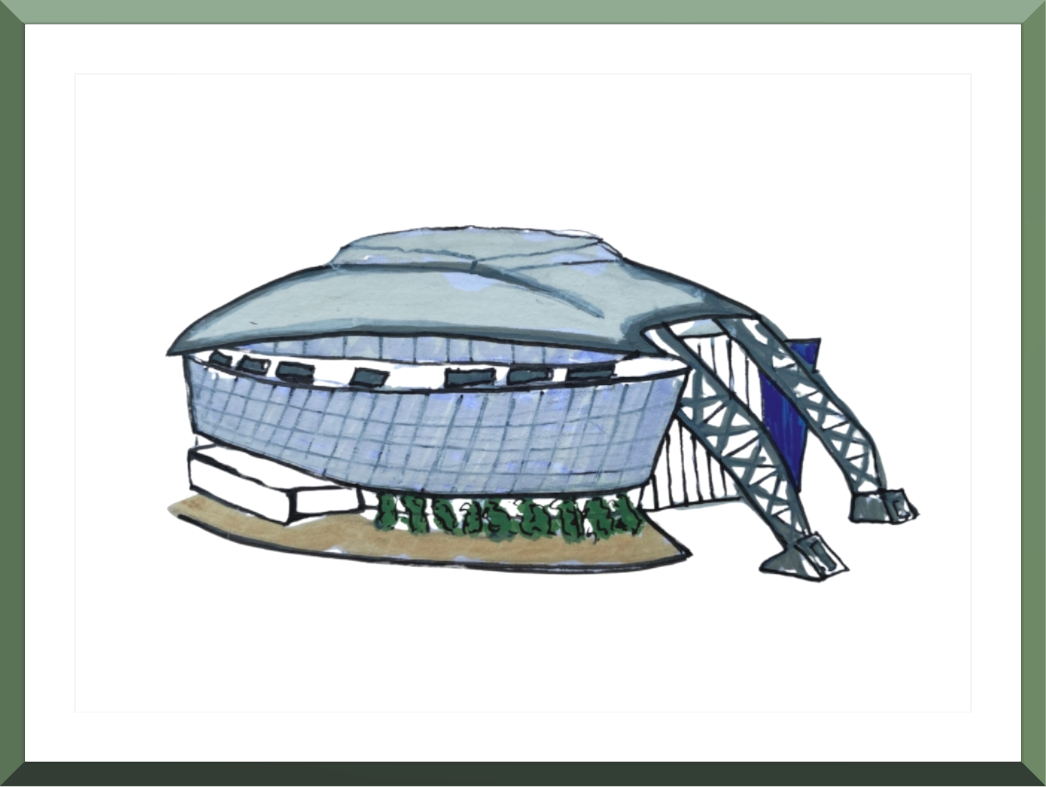 Main image "Dallas Stadium" Print
