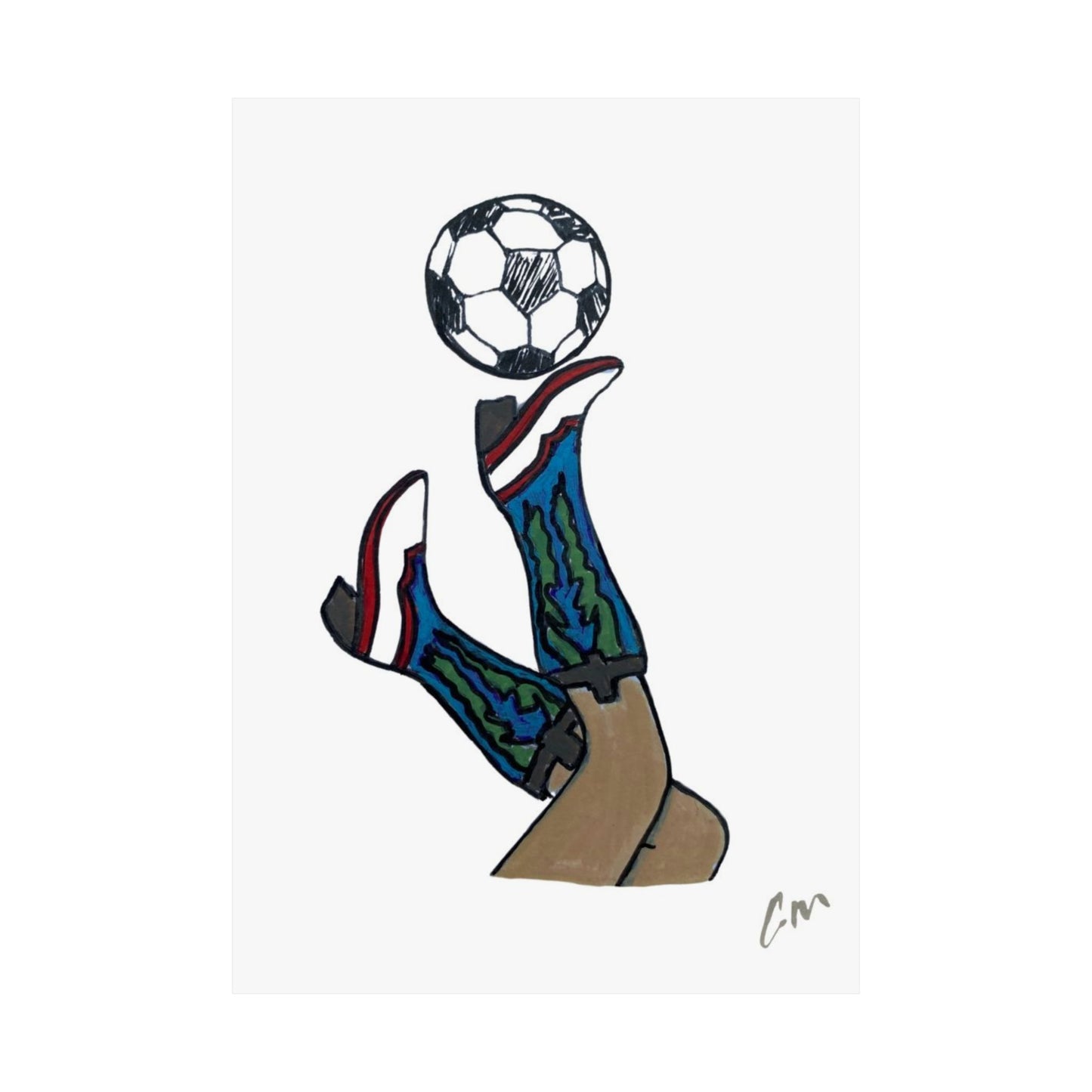 "Boots & Futbol" Poster