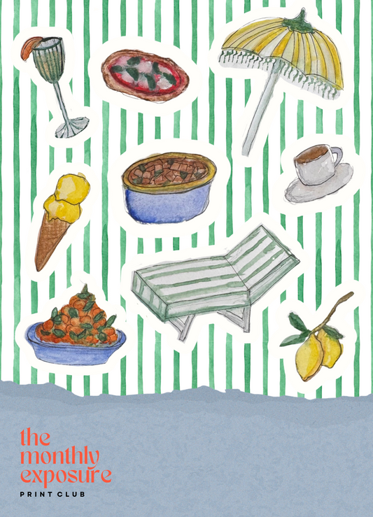 Ischia Haze Sticker Sheet