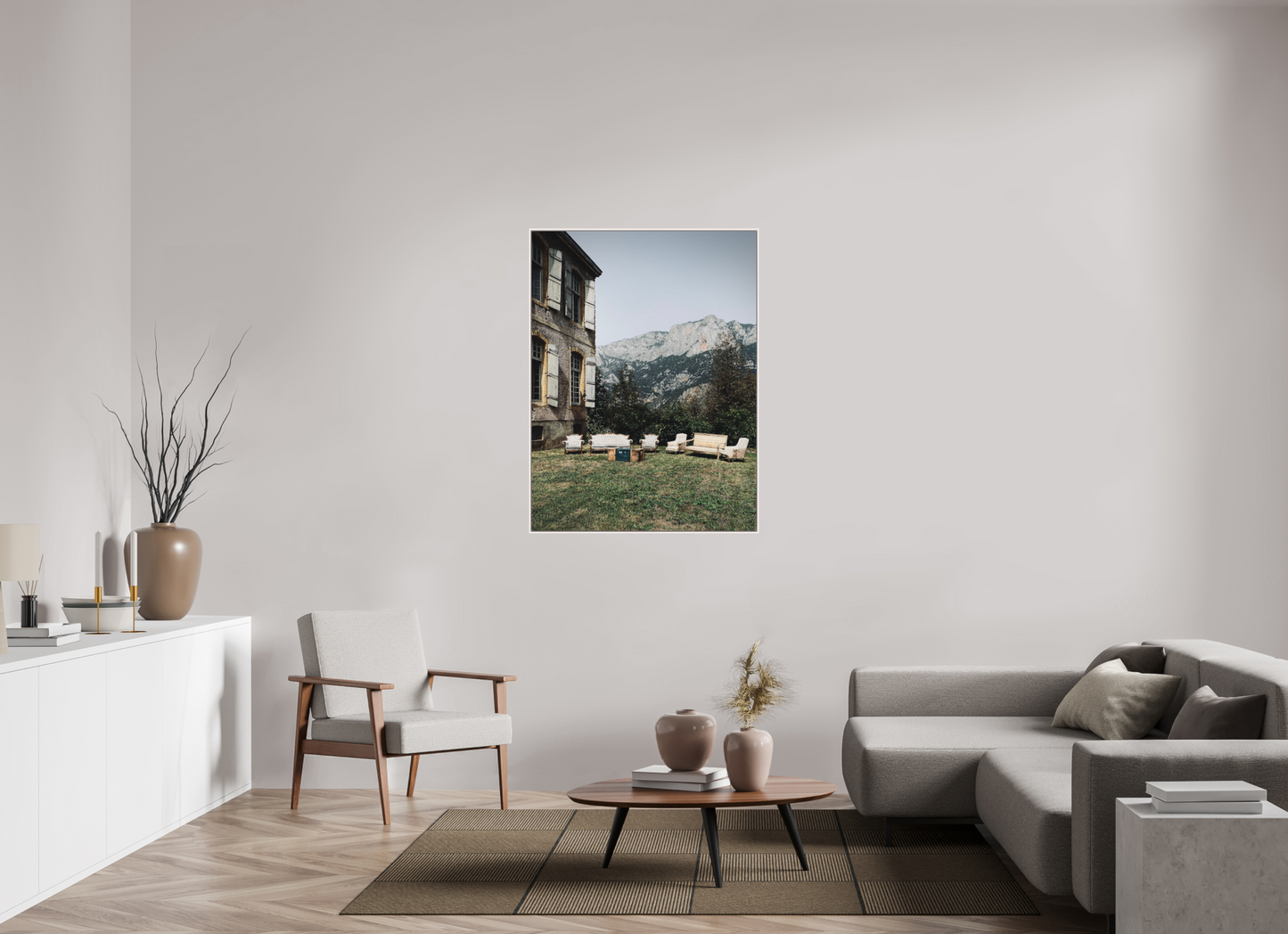 36 x 48″, Floater Frame Matte Acrylic Glass Salon en Plein Air