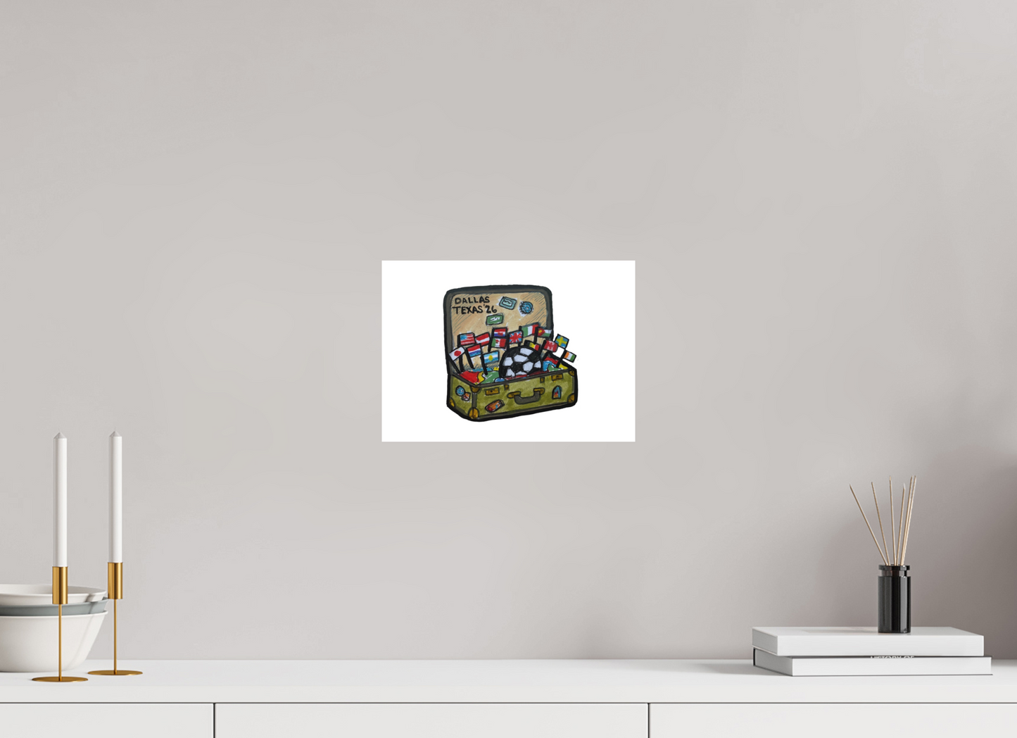 11.2 x 8″, Photo Print on Fuji Crystal DP II Velvet "Arrival in Dallas" Print