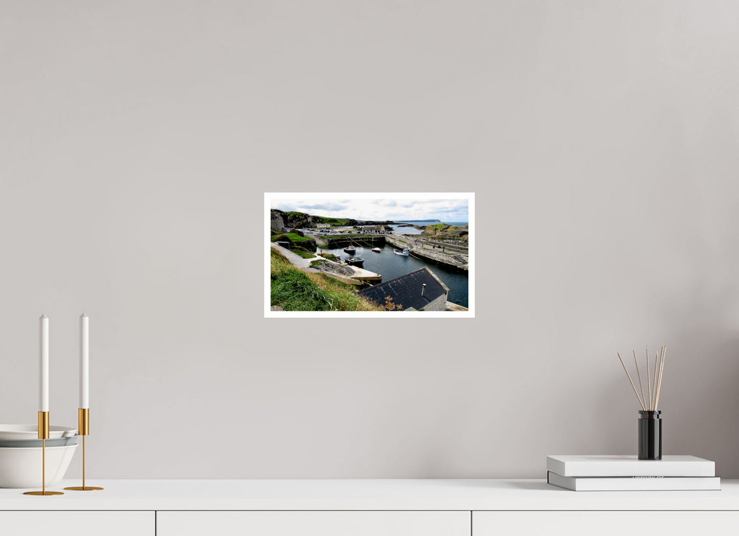 12 x 6.8″, Canson Baryta Prestige II Ballintoy Harbour