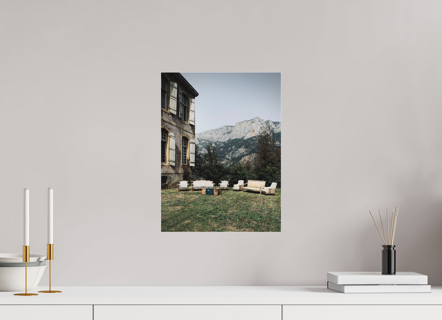 12 x 16″, Matte Acrylic Glass - Fuji crystal archive Salon en Plein Air